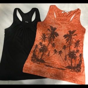 Two M/L workout tanks